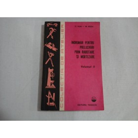   INDRUMAR  PENTRU  PRELUCRARI  PRIN  RABOTARE  SI  MORTEZARE  vol. II  -  St. Rusu / Fr. Rozsa    